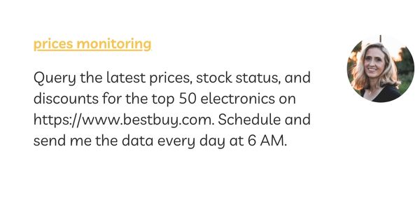 Competitive Price Monitoring